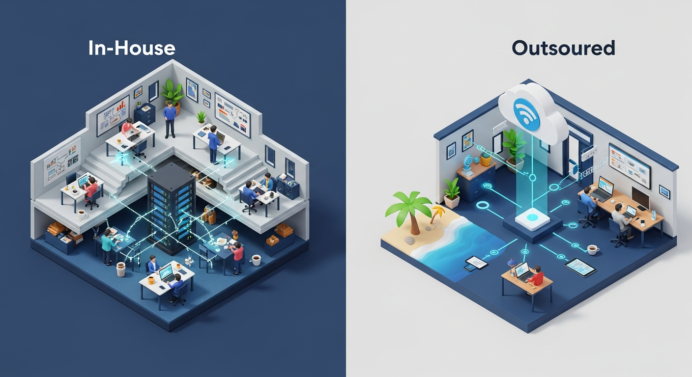 In-House vs Outsourced Software Development: What Works in Oman