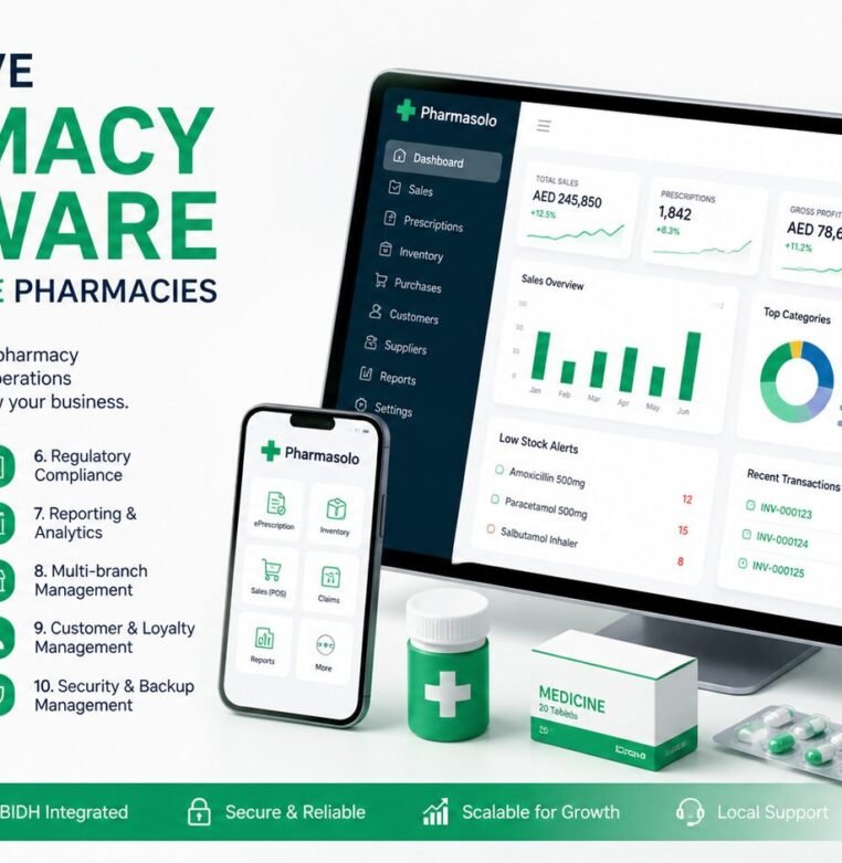 10 Must-Have Features in Pharmacy Software for UAE Pharmacies