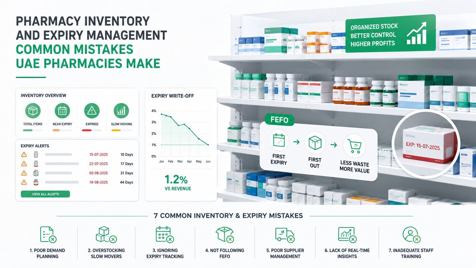 Pharmacy Inventory and Expiry Management: Common Mistakes UAE Pharmacies Make