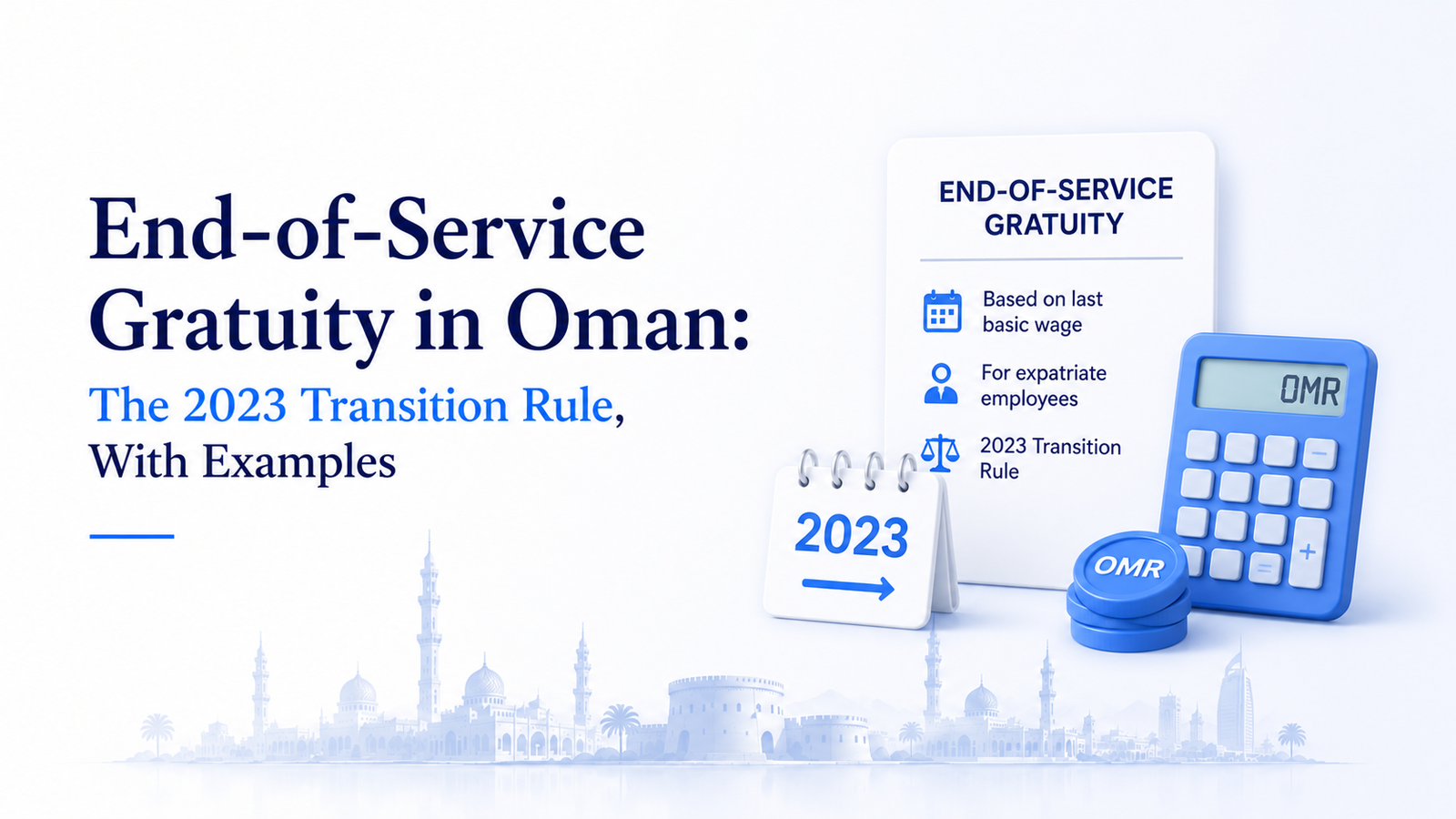 end of service graduity Oman