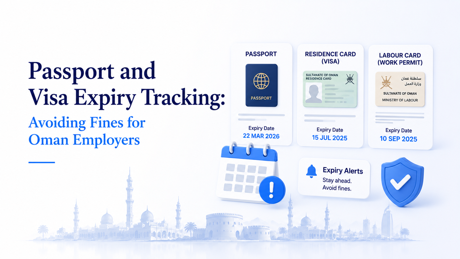 Passport and Visa Expiry Tracking
